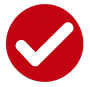 Red checkmark icon indicating fast I-75 towing response